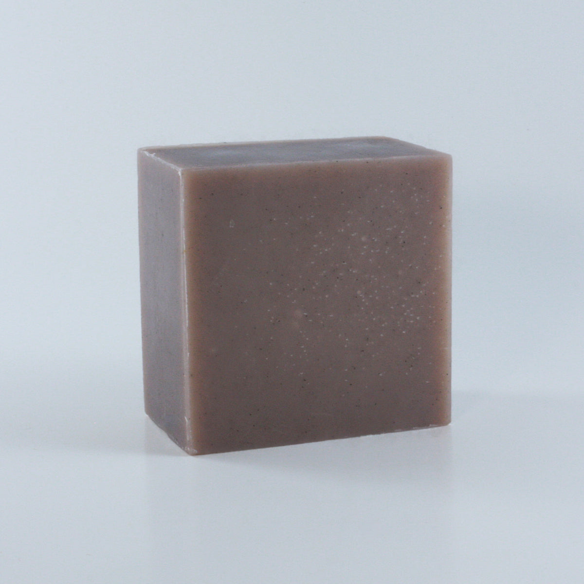 Lavender Fields Lavender Soap with a light purple finish and clean rectangular shape photographed from an angle on a neutral background.